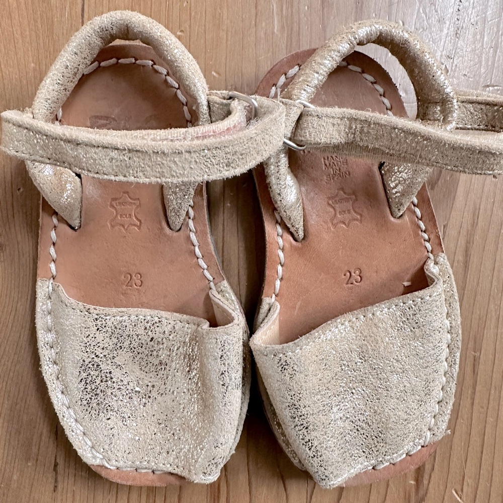 Baby Leather handmade sandals Size EU 23